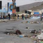 مواجهات حاجز حوارة جنوب نابلس الجمعه 23/10/2015