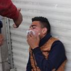 المظاهرة السلمية التي قمعها جيش الاحتلال على مدخل شارع الشهداء بالخليل