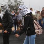 اصابة مصور راية ومواجهات شمال مدينة البيرة