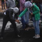 اصابة مصور راية ومواجهات شمال مدينة البيرة