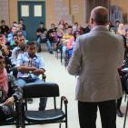 قسم الإذاعة والتلفزيون في جامعة النجاح يستضيف الإعلامي طلعت علوي