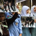 حركة فتح في نابلس تنظم وقفة تضامنية للمطالبة بحماية دولية لأطفال فلسطين