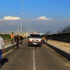 المواجهات قرب حاجز بيت حانون 