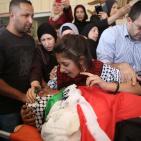 تشييع جثماني الشهيدين محمد شماسنة وعمر الفقيه في بلدة قطنا شمال غرب القدس،