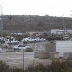 صور من مكان إستشهاد شاب عند حاجز زعترة اليوم