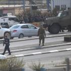 صور من مكان إستشهاد شاب عند حاجز زعترة اليوم