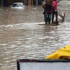 صور.. غرق عدة منازل جنوب القطاع نتيجة غزارة الامطار