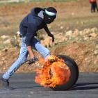 مواجهات على المدخل الشمالي لمدينة البيرة