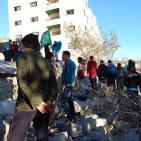 بالصور: الاحتلال يفجر منزل الاسير معاذ حامد في بلدة سلواد شرق رام الله