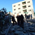 بالصور: الاحتلال يفجر منزل الاسير معاذ حامد في بلدة سلواد شرق رام الله