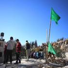 بالصور: الاحتلال يفجر منزل الاسير معاذ حامد في سلواد شرق رام الله