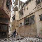 هدم منزل الأسير محمد أبو شاهين المتهم بتنفيذ عملية دير بزيع. في مخيم قلنديا