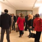 معرض رجلين طوال في مركز السلام بيت لحم‎