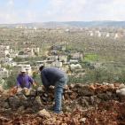 جولة لصحفيين في قرية وادي فوكين بمحافظة بيت لحم