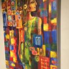 صدى القدس يتجسد في لوحات الفنانه زهى صلاح الدين