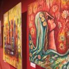 صدى القدس يتجسد في لوحات الفنانه زهى صلاح الدين