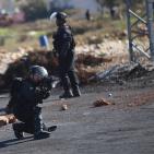 مواجهات على المدخل الشمالي لمدينة البيرة