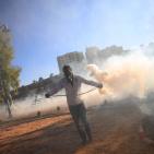 مواجهات على المدخل الشمالي لمدينة البيرة