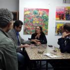 32 فنانا يشاركون بلوحاتهم  في افتتاح بيت مريم (دائرة الروح)لمليحه مسلماني في رام الله