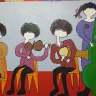 جاليري بيت مريم في رام الله  ينظم ندوة الفن  الفلسطيني بين التذوق والاقتناء  للباحثين جورج الاعمى  ونصر جوابرة