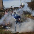 مواجهات عند معسكر اعتقال  عوفر  غرب رام الله