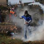 مواجهات عند معسكر اعتقال  عوفر  غرب رام الله