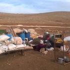 في موقع الحديدية في الاغوار الشمالية قوات الاحتلال  تستهدف مضارب ابو صقر واولاده