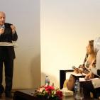 المحاضرة المكسيكية د. سيلفانا رابينوفيتش تقدم  ندوة عن خطبة  الهندي الاحمر للشاعر محمود درويش