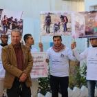 وقفة للصحفيين بغزة تطالب بالحماية في اليوم العالمي لحقوق الانسان