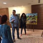 12فنانا يعرضون لوحاتهم ورسوماتهم في فندق الموفنبيك برام الله