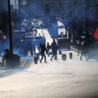 مواجهات على المدخل الشمالي لمدينة البيرة