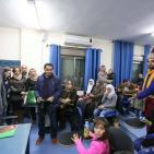 اسرة جامعة بيرزيت تزور جمعية مركز الحياة لمكافحة السرطان في رام الله