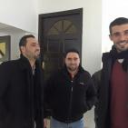 الفنان تقي سباتين ينظم معرض الارض المقدسة في البيرة