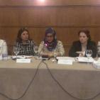 وفد فلسطين الى مؤتمر بيروت حول الاخفاق في حماية النساء و والاليات الوطنية الخاصة بحقوق الانسان