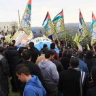 بالصور: تشييع جثمان الشهيدة سماح عبد المؤمن في قرية عمورية جنوب نابلس