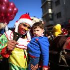 بابا نويل اليوم في مدينة رام الله