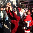 بابا نويل اليوم في مدينة رام الله