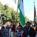 بالصور: مسيرة شعبية كشفية احتفالاً بالمولد النبوي الشريف في نابلس