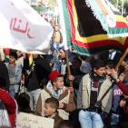 بالصور: مسيرة شعبية كشفية احتفالاً بالمولد النبوي الشريف في نابلس