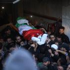 تشييع جثمان الشهيد 