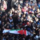 تشييع جثمان الشهيد ماهر الجابي في مدينة نابلس