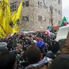 صور: عارورة تشيع جثمان الشهيد صالح