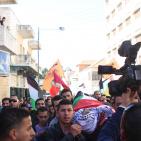 تشييع  جثمان الشهيد مصطفى عادل الخطيب في رام الله