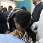 استلام جثمان الشهيد مؤيد جبارين من الخليل