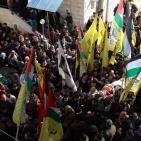 أهالي نابلس يشيعون جثمان الشهيد هيثم ياسين