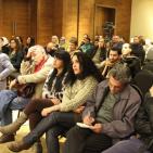 من سرق روايتي  ل عبد الغني سلامه يطلقها في متحف درويش