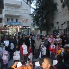 صور:عيد ميلاد الأسير الطفل أحمد مناصرة في مخيم الدهيشة