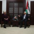 الرئيس يستقبل وزيرة خارجية استونيا مارينا كالجوراند، في رام الله