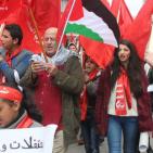 مسيرة جابت شوارع رام الله تضامن مع الأسير محمد القيق اليوم