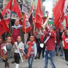 مسيرة جابت شوارع رام الله تضامن مع الأسير محمد القيق اليوم